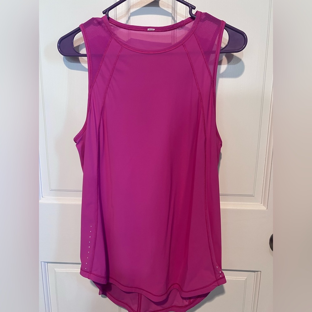 Lululemon Pink Sculpt Tank